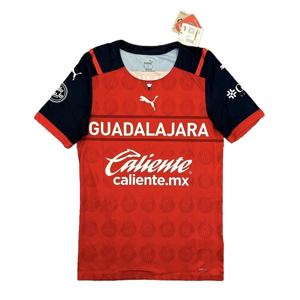 Puma Men's Chivas C.D. Guadalajara 2022 Red Soccer Jersey Size S - Small NWT $90
